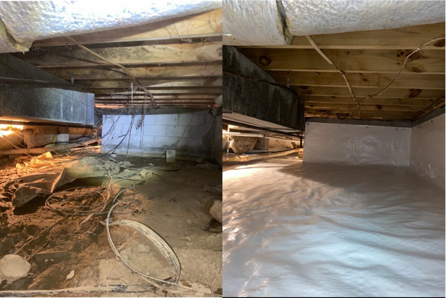 Crawlspace Encapsulation in Hampton Cove AL